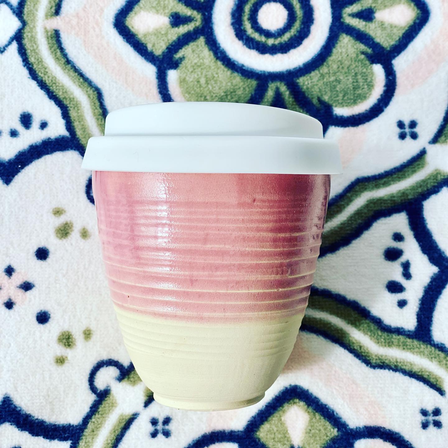BOTANICAL CERAMIC KEEP CUP LITTLE QUEEN CERAMICS